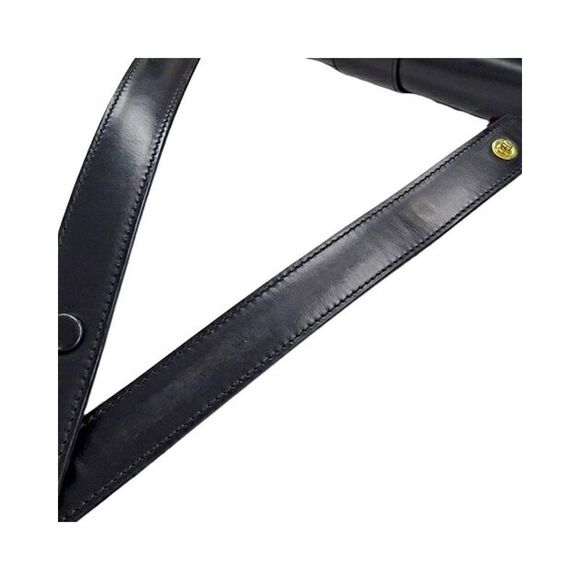 Pre Loved Salvatore Ferragamo Black Leather Gancini Shoulder Bag - Picture 11 of 12